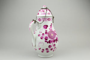 18th Century Royal Tettau Porcelain Tea/Coffee Pot