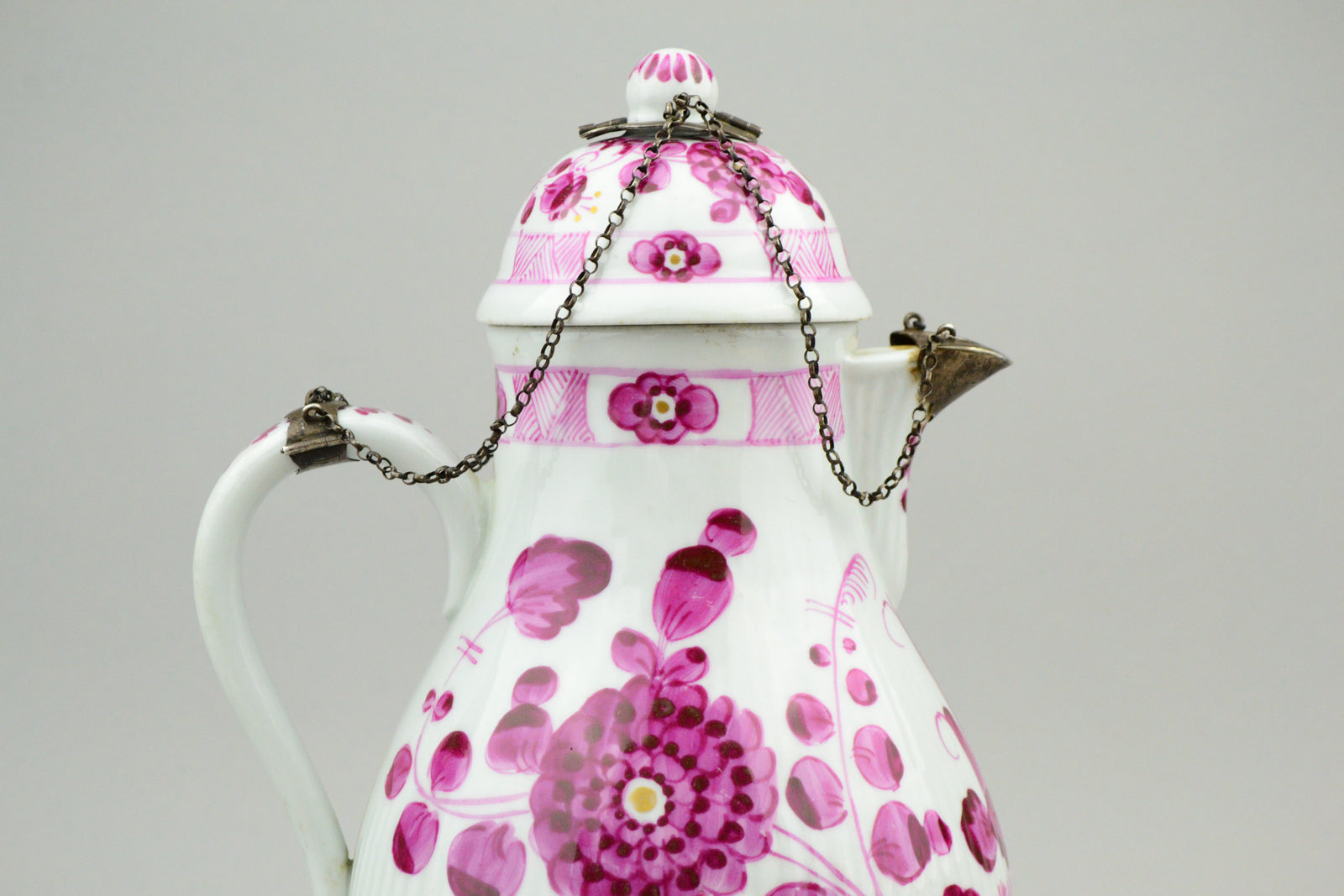 18th Century Royal Tettau Porcelain Tea/Coffee Pot
