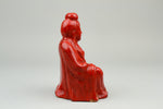 Meiji Period Cinnabar Lacquered Guanyin
