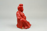 Meiji Period Cinnabar Lacquered Guanyin