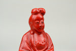 Meiji Period Cinnabar Lacquered Guanyin