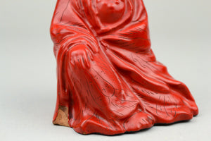 Meiji Period Cinnabar Lacquered Guanyin