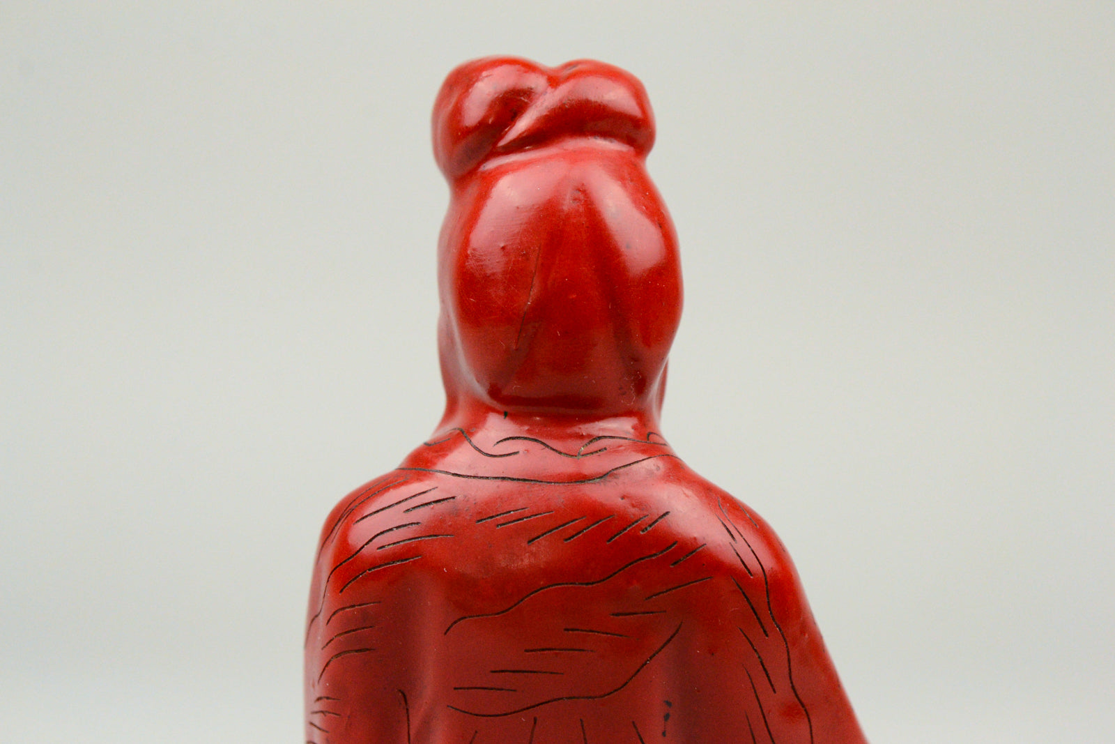 Meiji Period Cinnabar Lacquered Guanyin