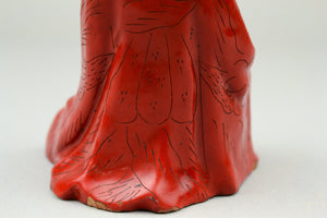 Meiji Period Cinnabar Lacquered Guanyin