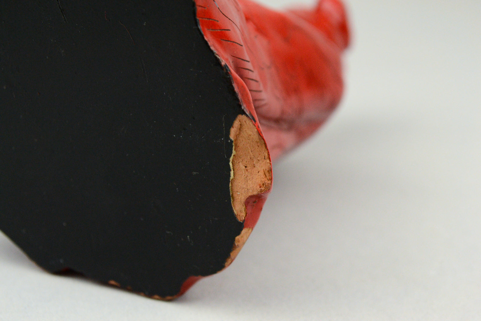 Meiji Period Cinnabar Lacquered Guanyin