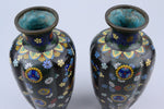 Pair of Meiji Cloisonne Vases