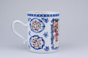 18th C. Export Mandarin Mug