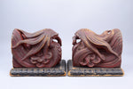 Meiji Lacquered Minogame Bookends