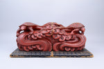 Meiji Lacquered Minogame Bookends