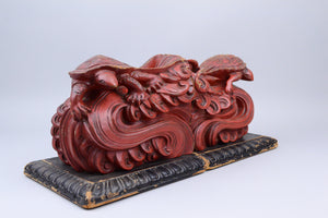 Meiji Lacquered Minogame Bookends