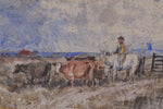 Watercolour sketches by David Cox Senior