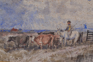 Watercolour sketches by David Cox Senior