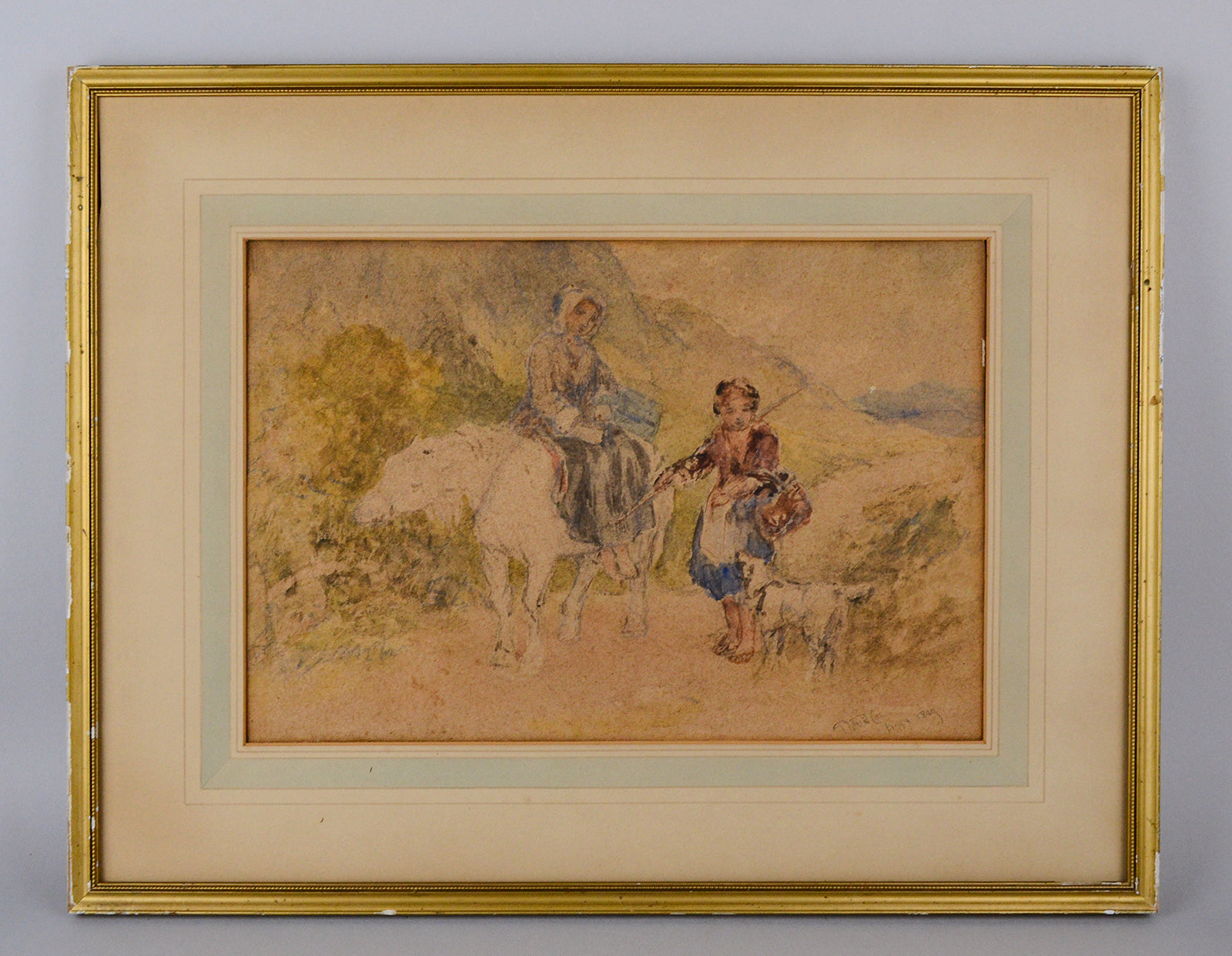 Watercolour sketches by David Cox Senior
