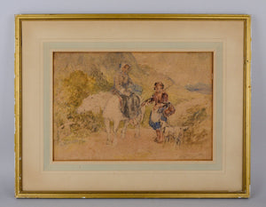 Watercolour sketches by David Cox Senior