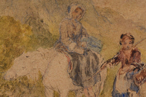 Watercolour sketches by David Cox Senior