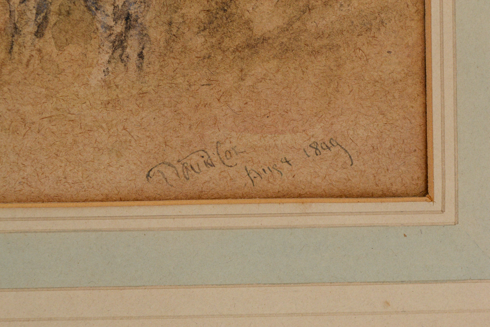 Watercolour sketches by David Cox Senior