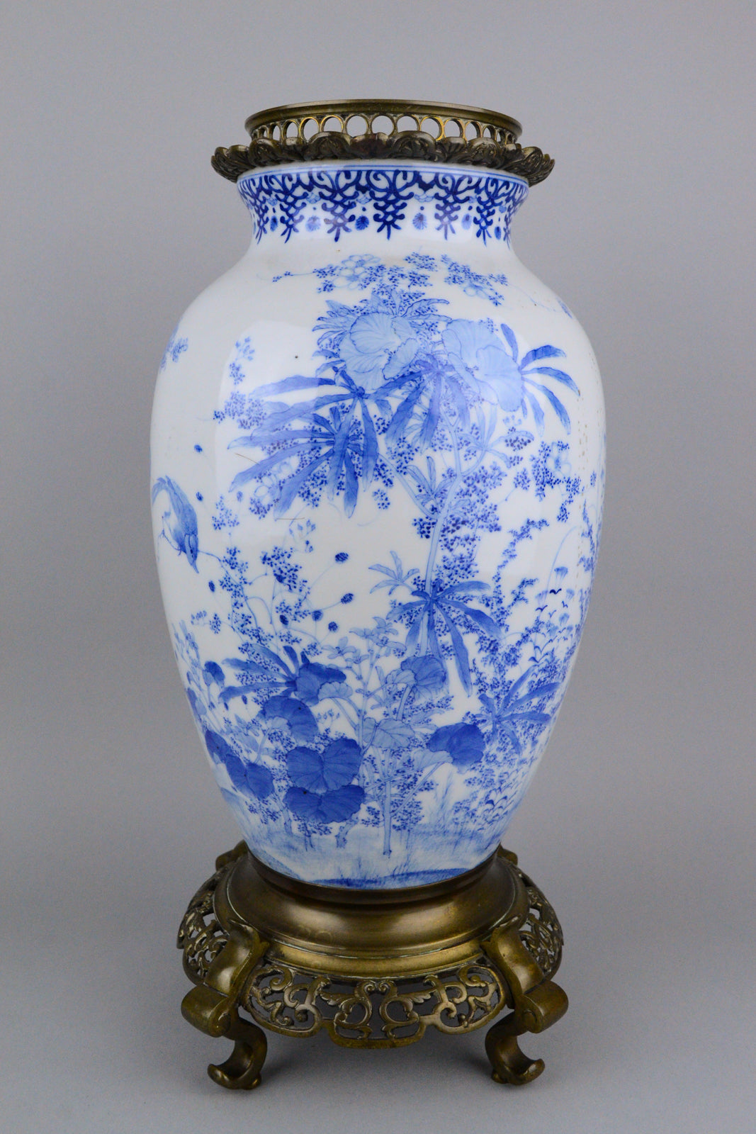 19th Century Japanese Sometsuke Vase