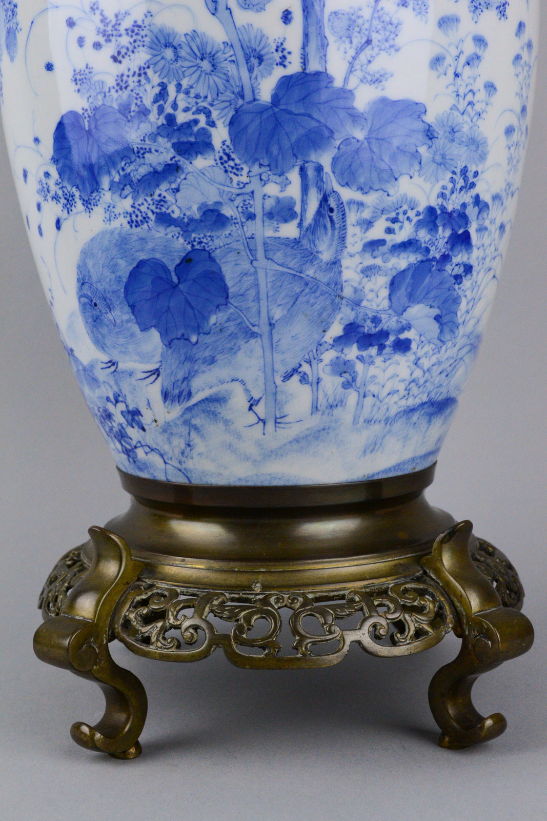 19th Century Japanese Sometsuke Vase