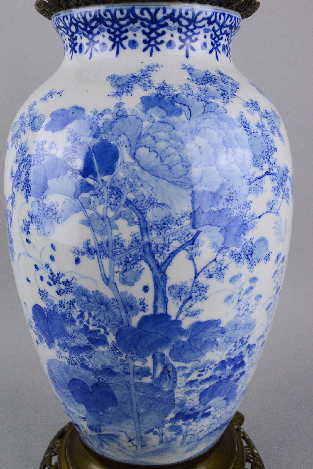 19th Century Japanese Sometsuke Vase