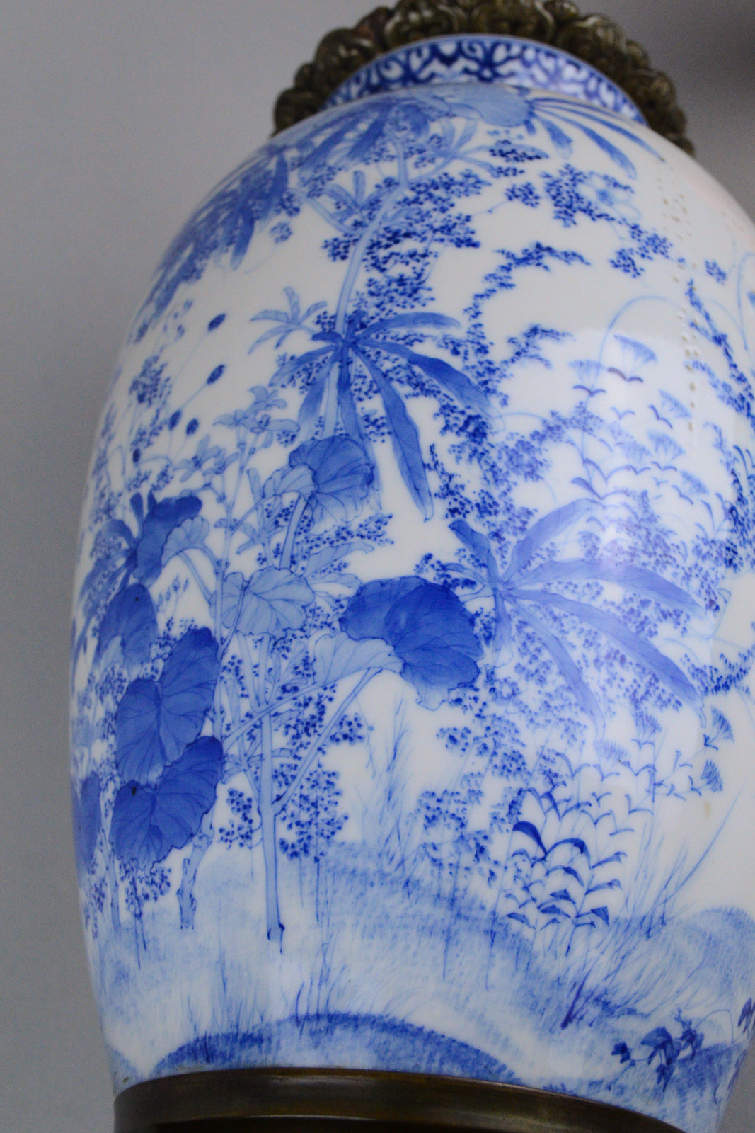 19th Century Japanese Sometsuke Vase