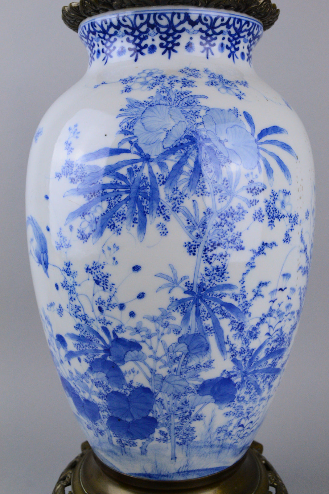 19th Century Japanese Sometsuke Vase
