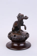 Chinese Bronze Censer Lid