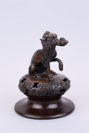 Chinese Bronze Censer Lid