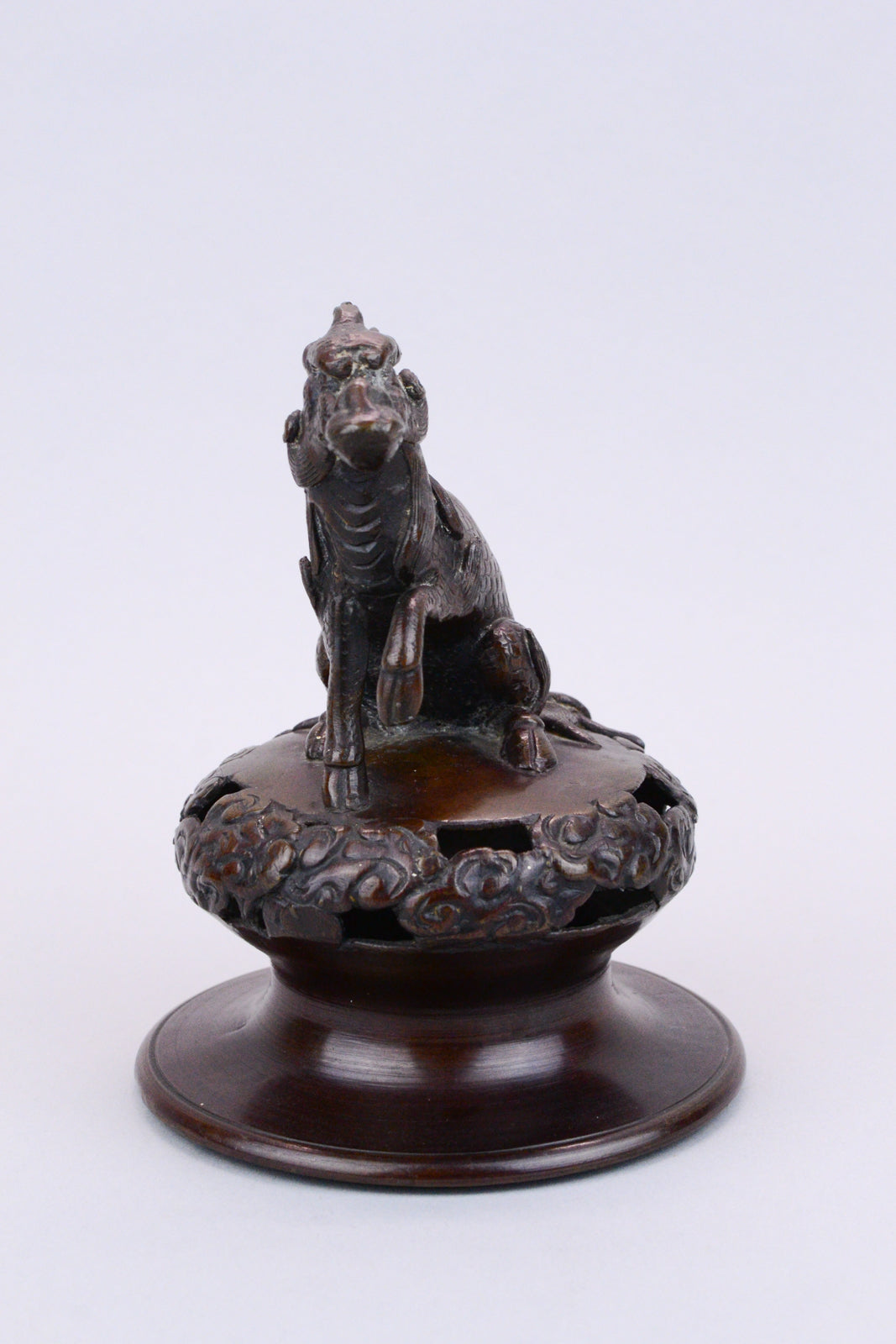 Chinese Bronze Censer Lid