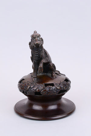 Chinese Bronze Censer Lid