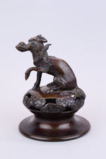Chinese Bronze Censer Lid