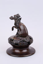 Chinese Bronze Censer Lid