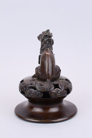 Chinese Bronze Censer Lid