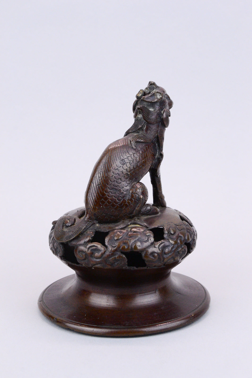 Chinese Bronze Censer Lid