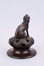 Chinese Bronze Censer Lid