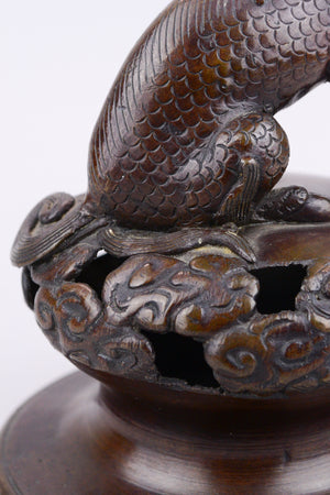 Chinese Bronze Censer Lid