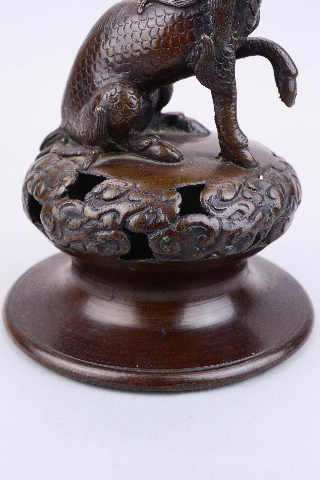 Chinese Bronze Censer Lid
