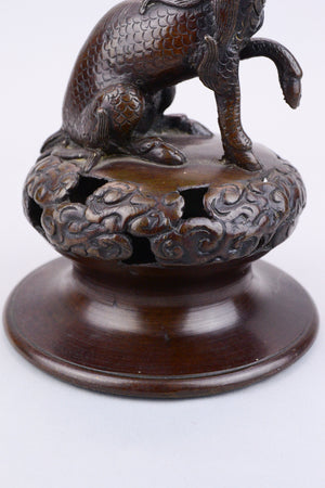 Chinese Bronze Censer Lid