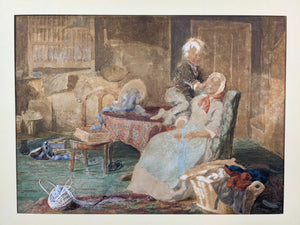 Watercolour by Frederic Barnard (1846-1896)