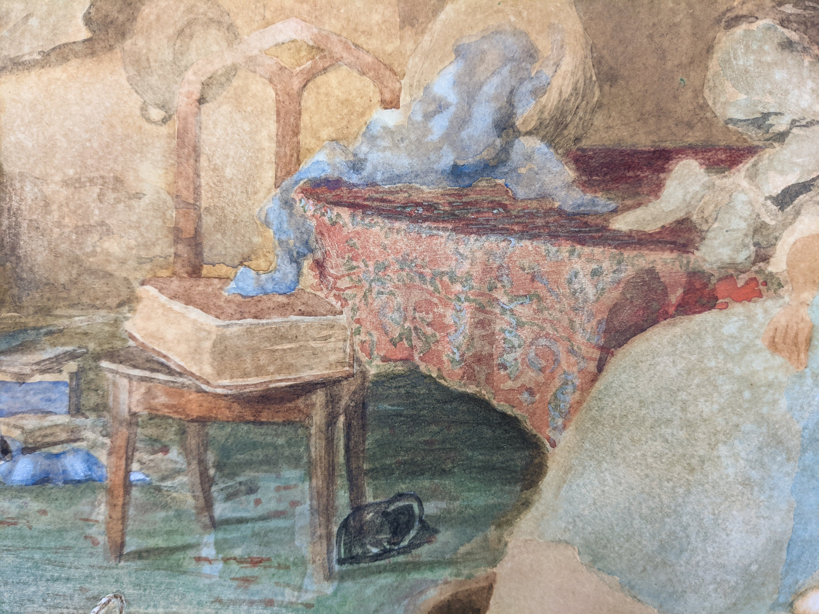 Watercolour by Frederic Barnard (1846-1896)