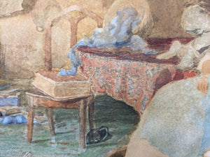 Watercolour by Frederic Barnard (1846-1896)